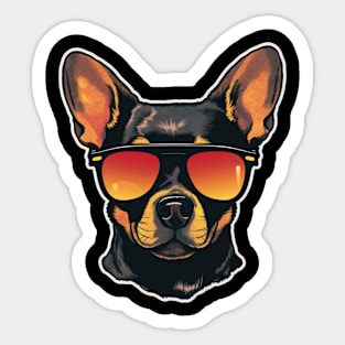 Dog Days of Happiness Sticker